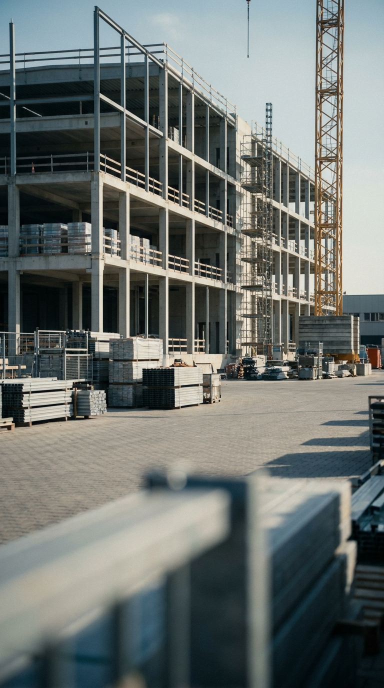 Immagine rappresentativa di un cantiere industriale