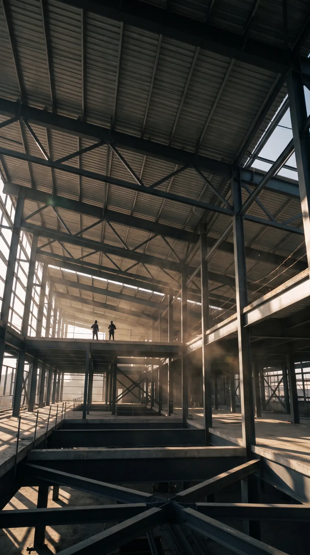 Copertura industriale e struttura in carpenteria metallica realizzata da La Edile SRL